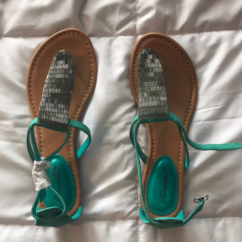 Sequin sandals